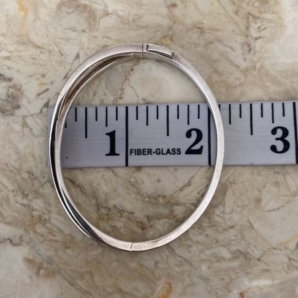 PANDORA?Entwined 925 Sterling Silver Cuff Bracelet - Picture 9 of 9